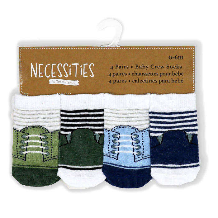 4 Pack Socks: Sneaker/Shoe: Pink/Purple