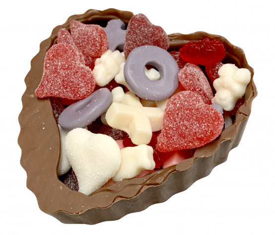 Chocolate Heart Candy Dish