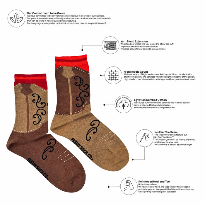 Women's Socks Cowgirl Boot