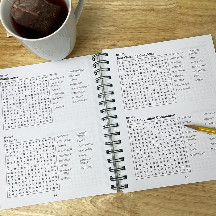 Cabin Fever Word Search Puzzles