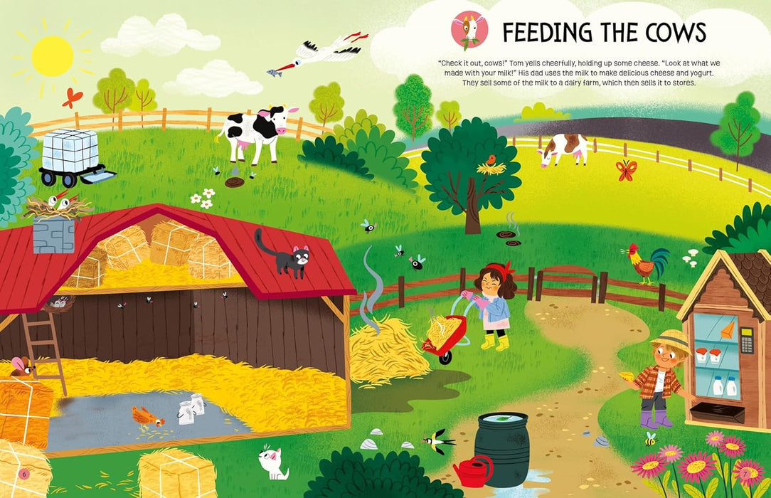 Deluxe Sticker Book on the Farm
