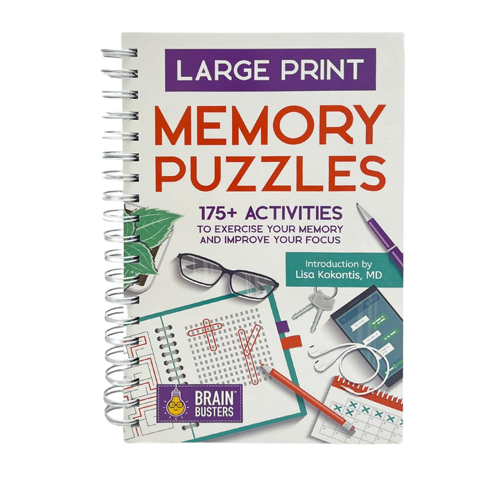 Large Print Memory Puzzle Book