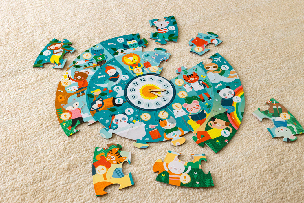 Telling the Time Floor Puzzle