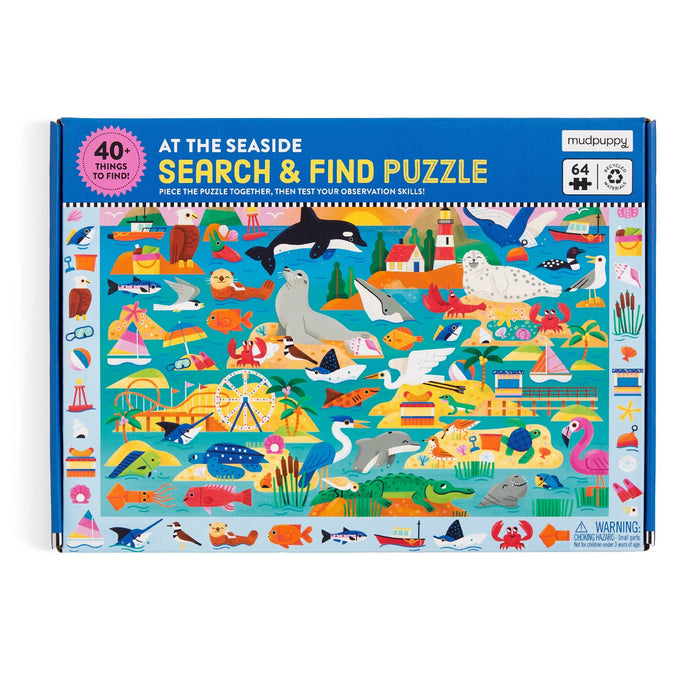 At the Seaside 64 Piece Search & Find Puzzle
