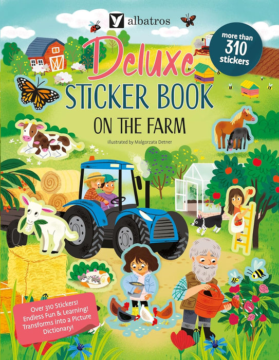 Deluxe Sticker Book on the Farm