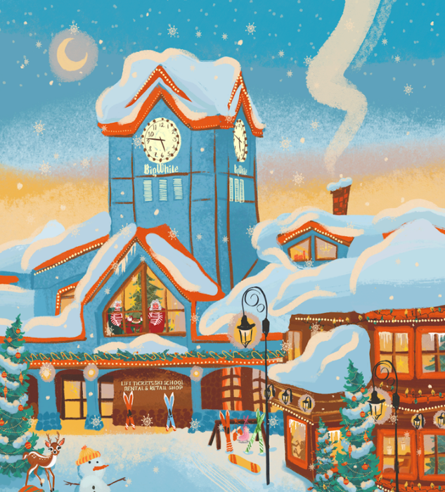 Villager Puzzle Ski Resort 1000 pc
