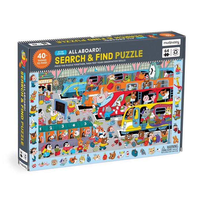 All Aboard Search & Find Puzzle