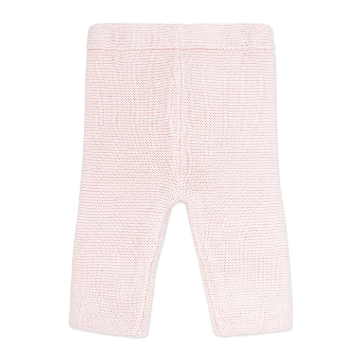 2pc Knitted Set Hooded Jacket And Trouser Pink