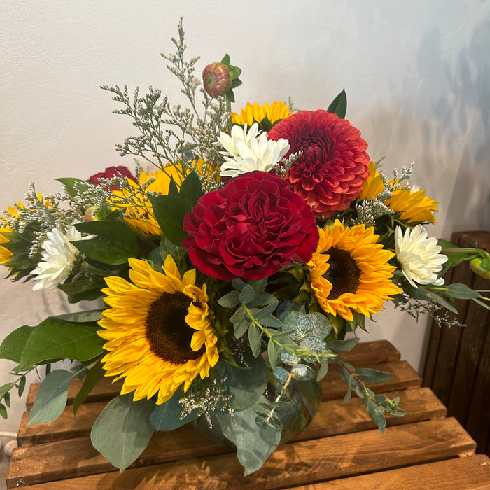 Autumn Posy with siunflowers