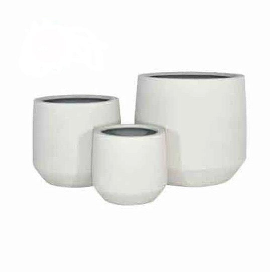 White Sand Ficonstone Pots