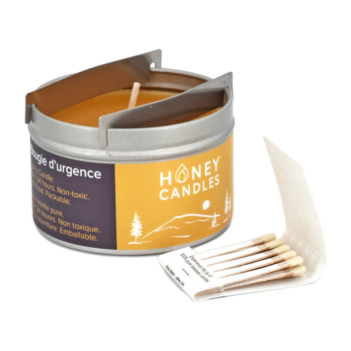 Emergency Beeswax Candle