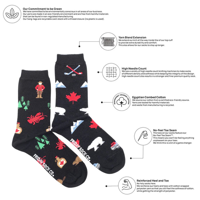 Women's Socks Canada Icons