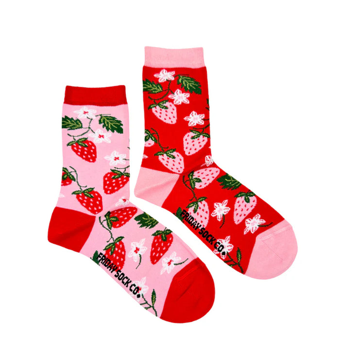 Women's Socks Strawberries
