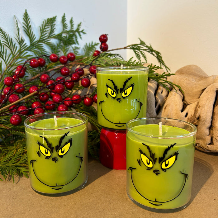 Grinch Candle