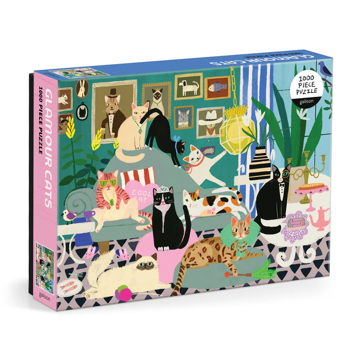 Glamour Cats 1000pc Puzzle