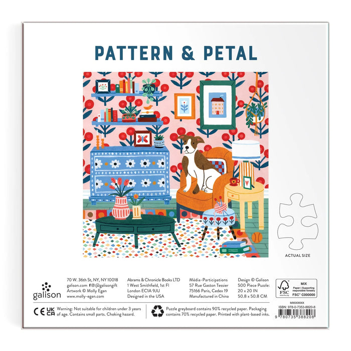 Pattern & Petal 500 pc Puzzle