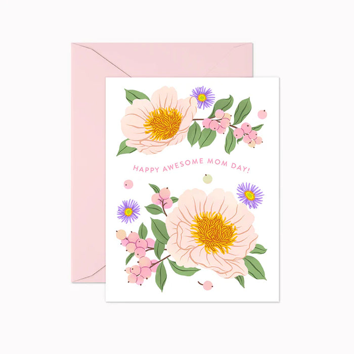 Happy Awesome Mom Day Card
