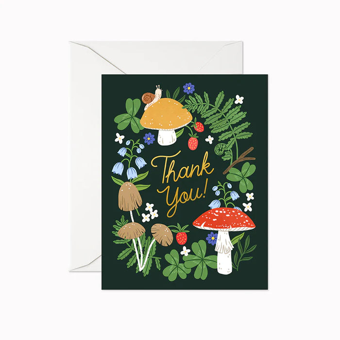 Thank you Mushrooms Card