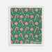 Green fabric with candy cane pattern and 'naturebee' branding on a white background