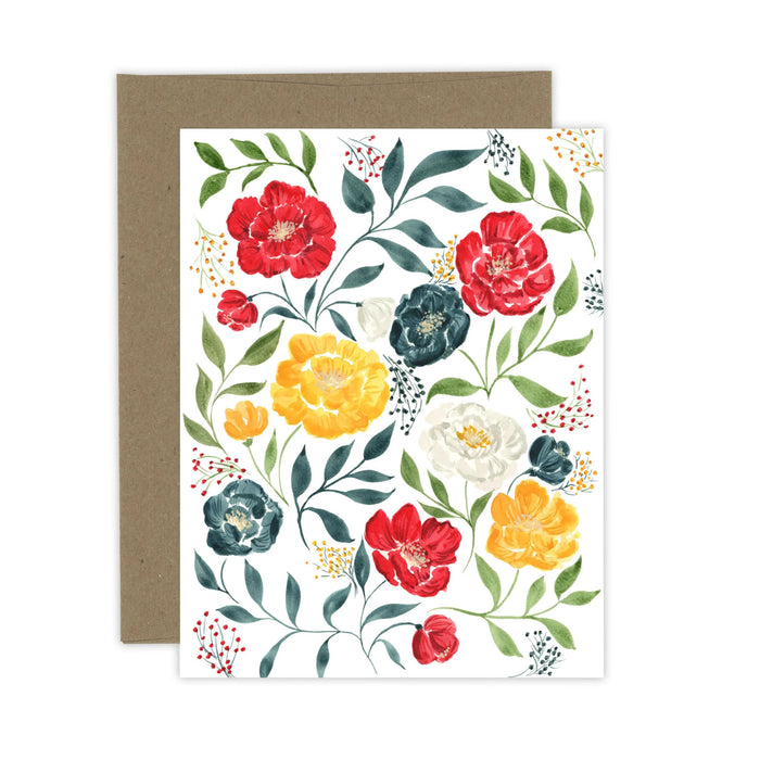 Color Pop Florals Card