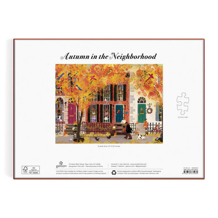Autumn in the Neighbourhood 1000 pc Puzzle