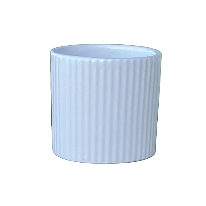 Ribbed Lines White