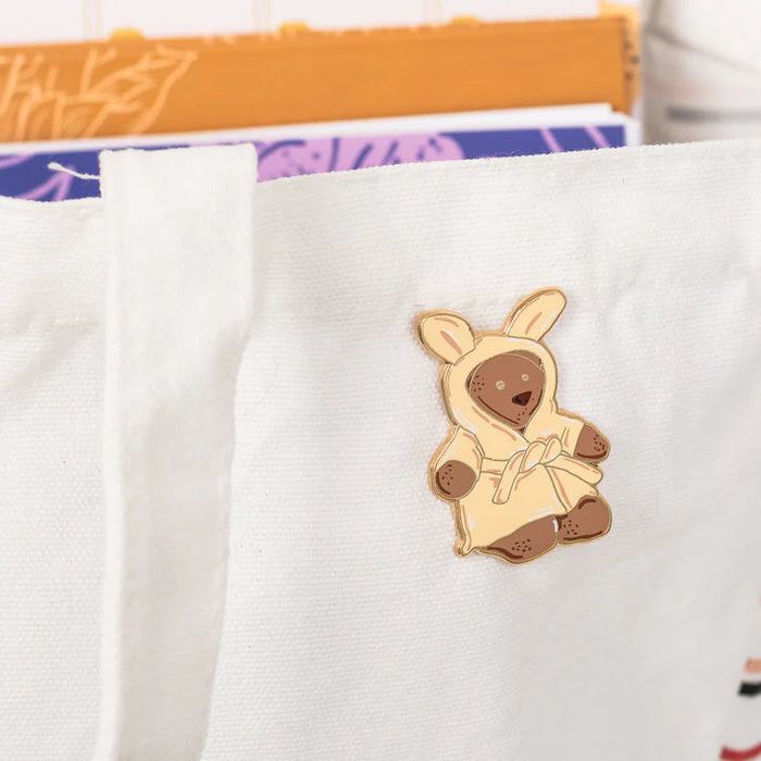Bunny Bear Enamel Pin