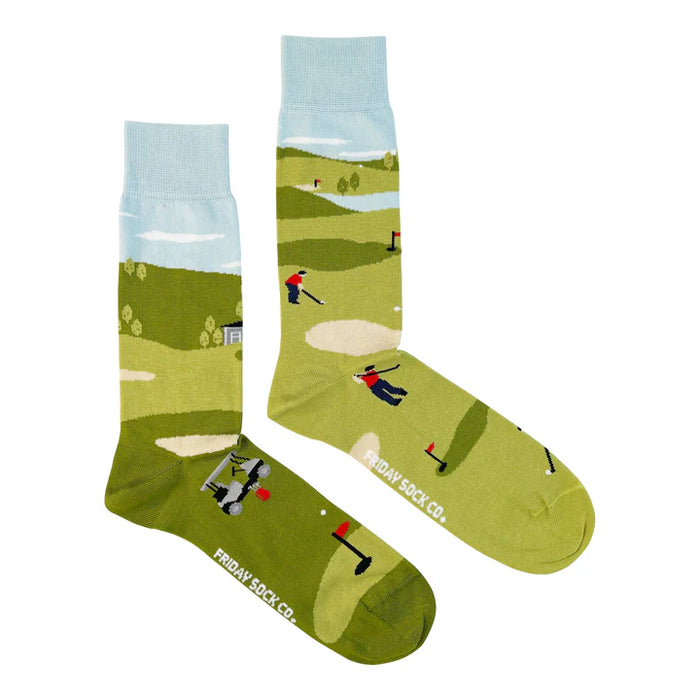 Men's Socks Golf Scene