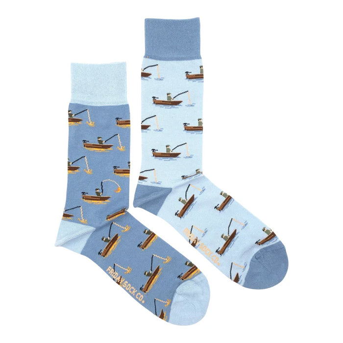 Men's Socks Fish & Fisherman