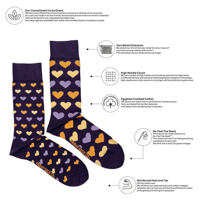 Men's Socks Heart Socks