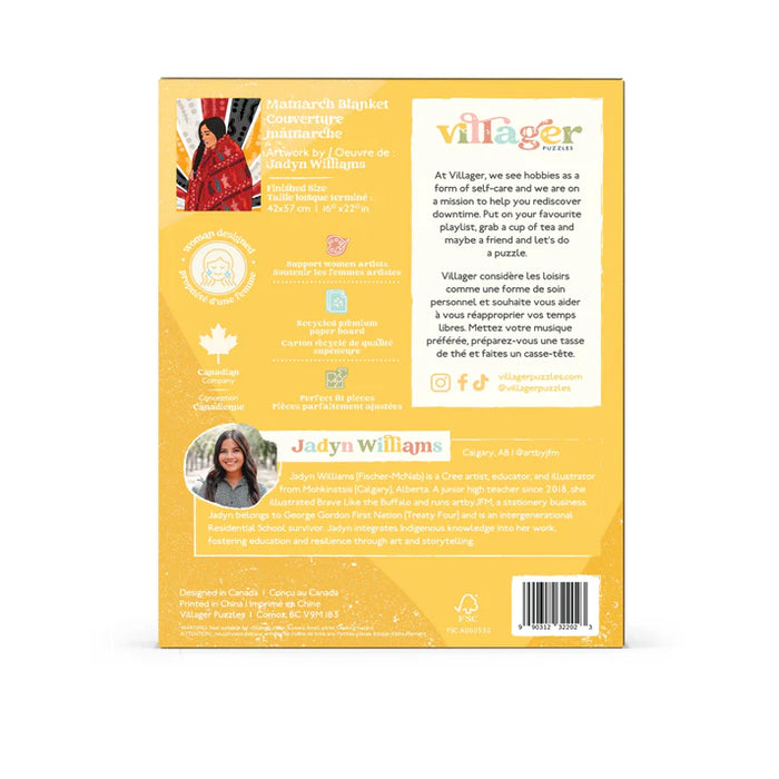 Villager Puzzles Matriarch Blanket