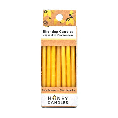 Birthday Natural Beeswax Candle