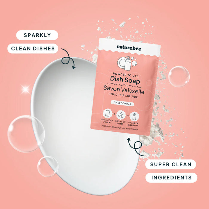 Powder to Gel Dish Soap