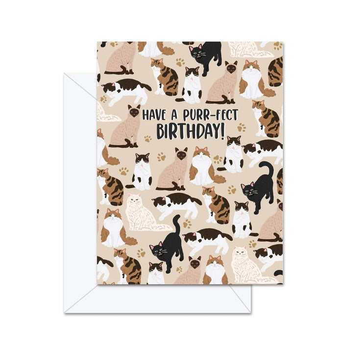 Purr-fect Birthday Card