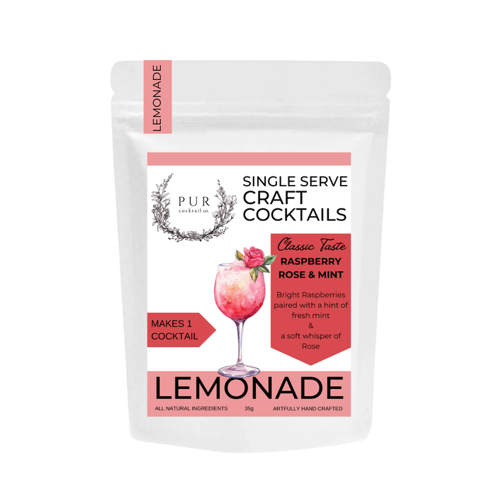 Lemonade Raspberry Rose Mint Drink Mix