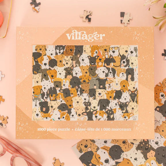 Villager Puzzles Rescue Dogs