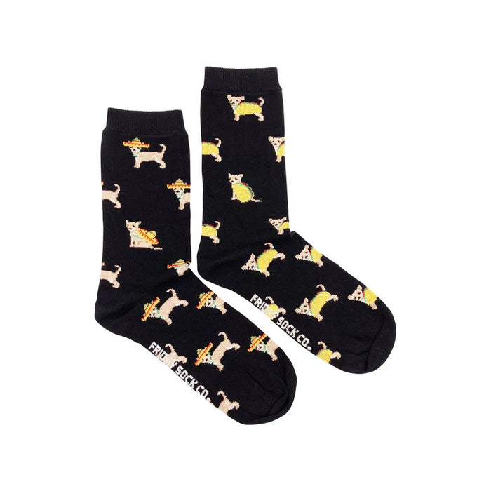 Women's Socks Taco Dog