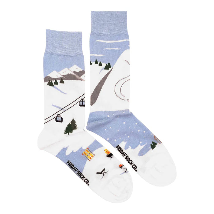 Men's Socks Ski Scene