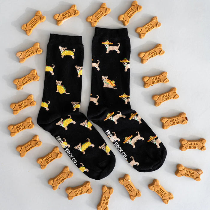 Women's Socks Taco Dog