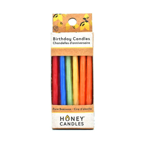 Birthday Natural Beeswax Candle