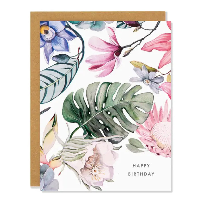 Tropical Birthday Card