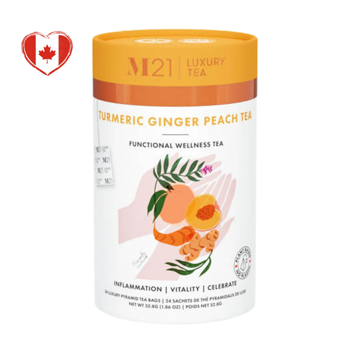 Turmeric Ginger & Peach Luxury Tea