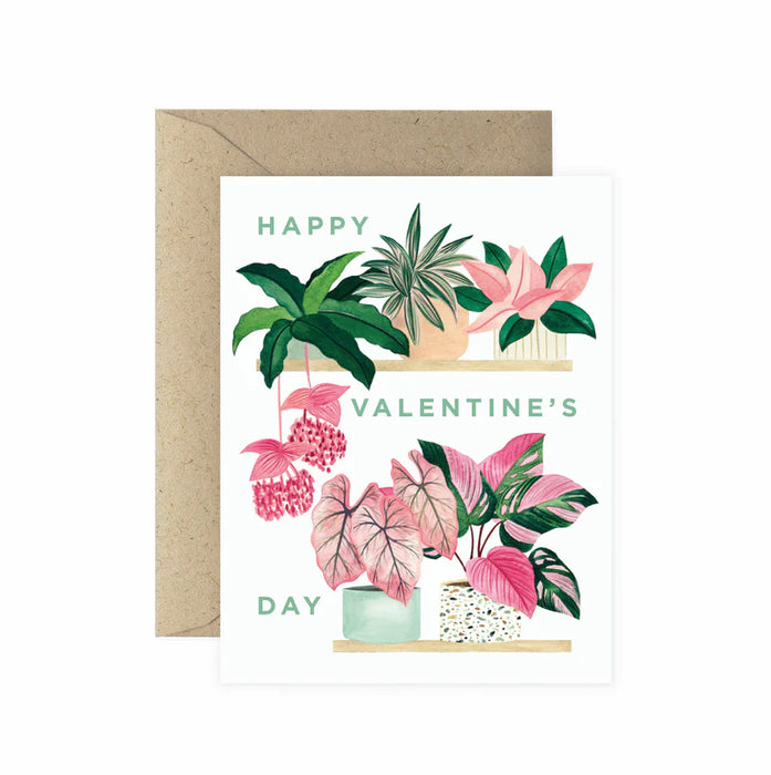 Card Valentine Plant Shelf