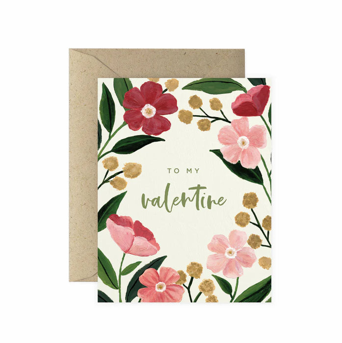 Card Poppy Valentine
