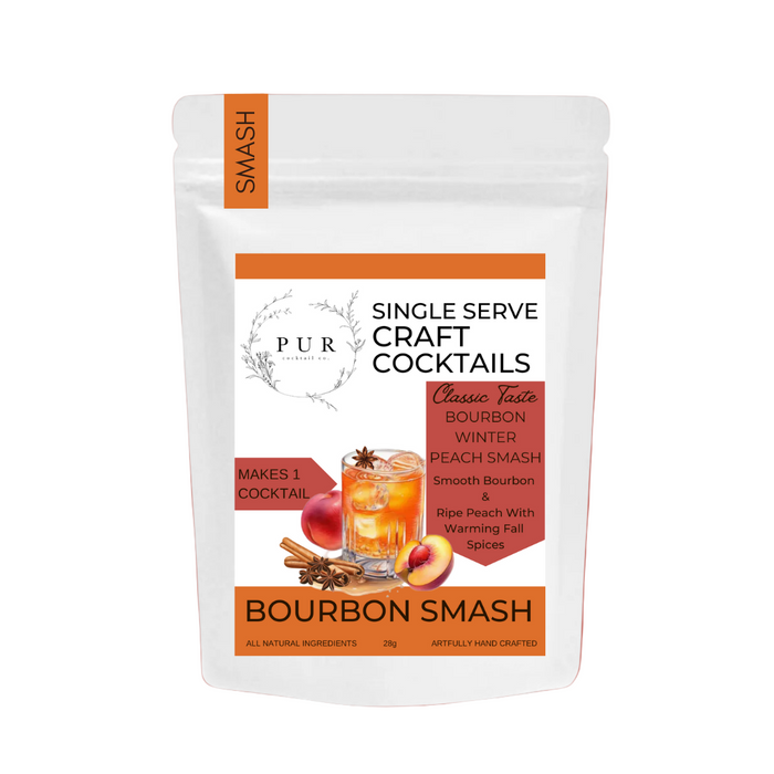 Bourbon Winter Peach Smash Drink Mix