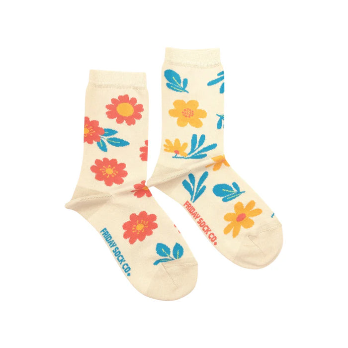 Women's Socks Flower Fun