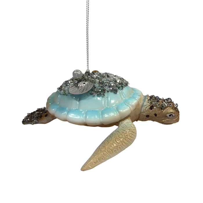 Glass Ornament Sea Turtle