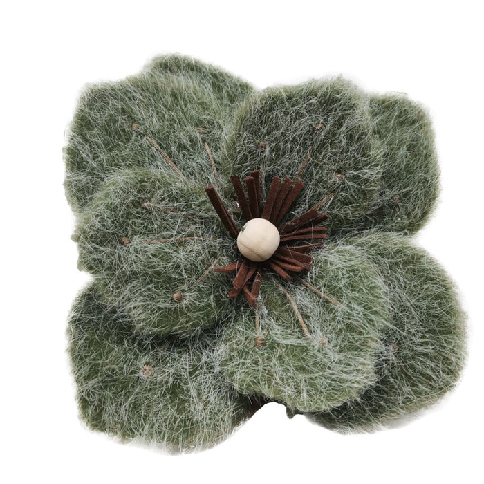 Magnolia Felted Clip Ornament
