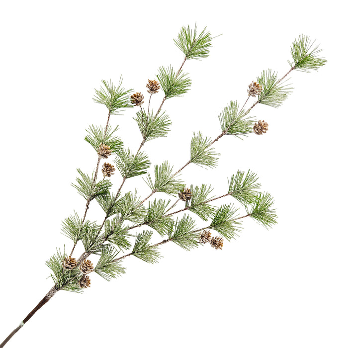 Spray Stem Pine Needles and Cones 30"