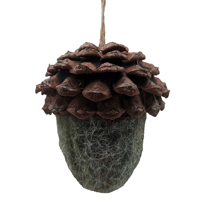 Hanging Green Felt Acorn Ornament